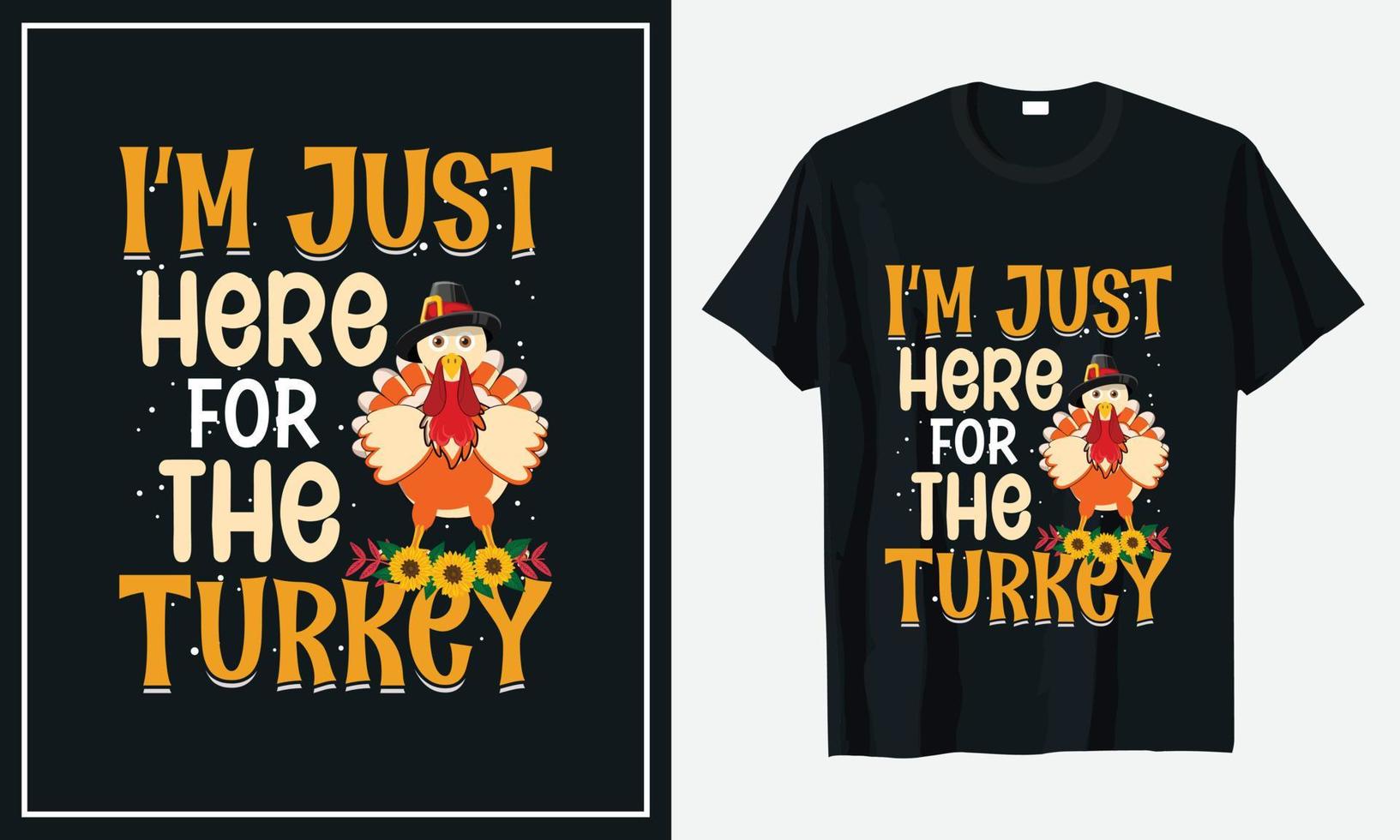Thanksgiving t-shirt design vector Print