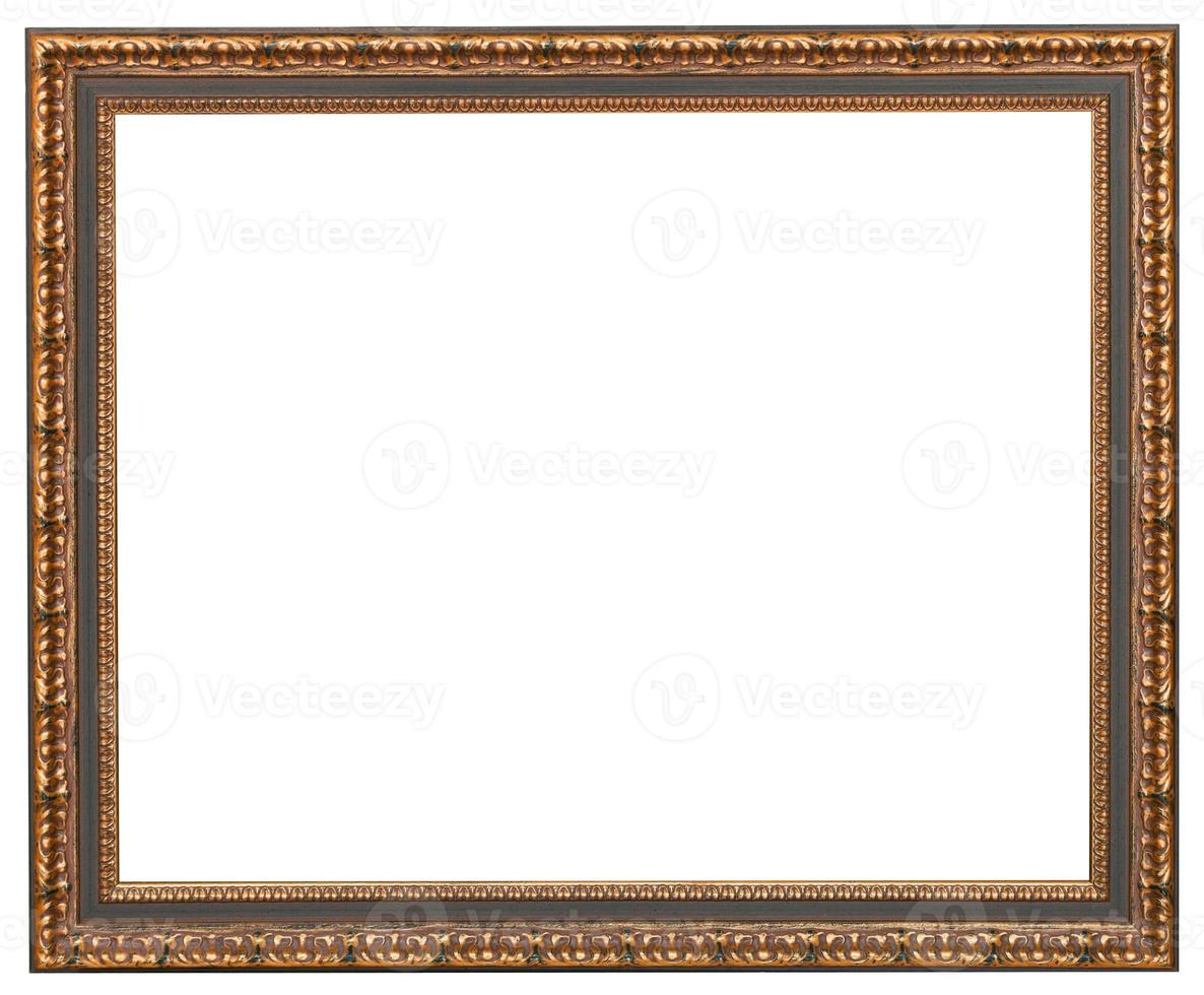 classic style picture frame with cut out canvas photo