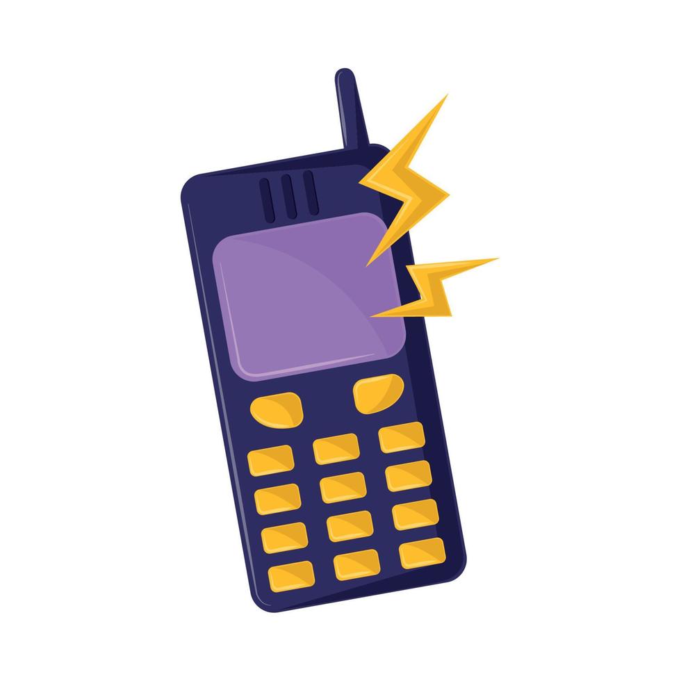 cellphone 90s modern vector