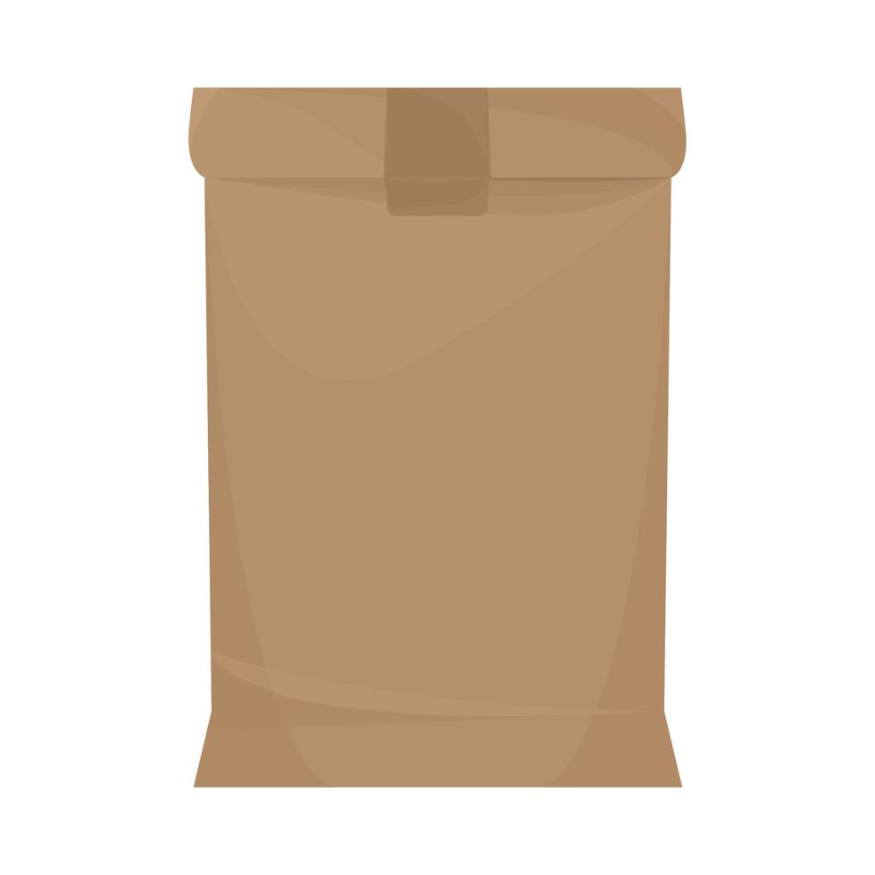 take away paper bag vector