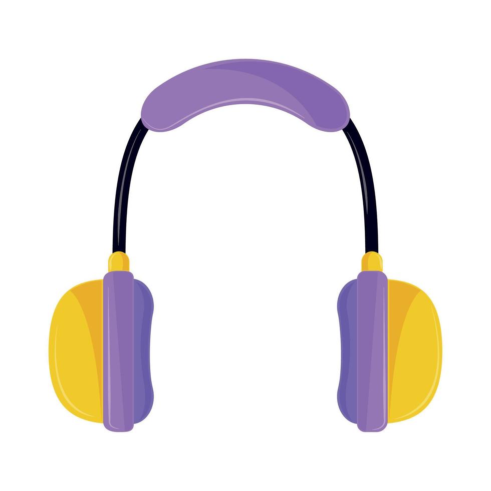 headphones 90s modern vector