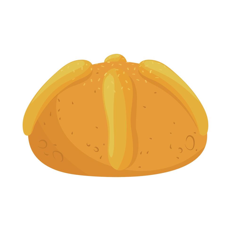 fresh bread icon vector