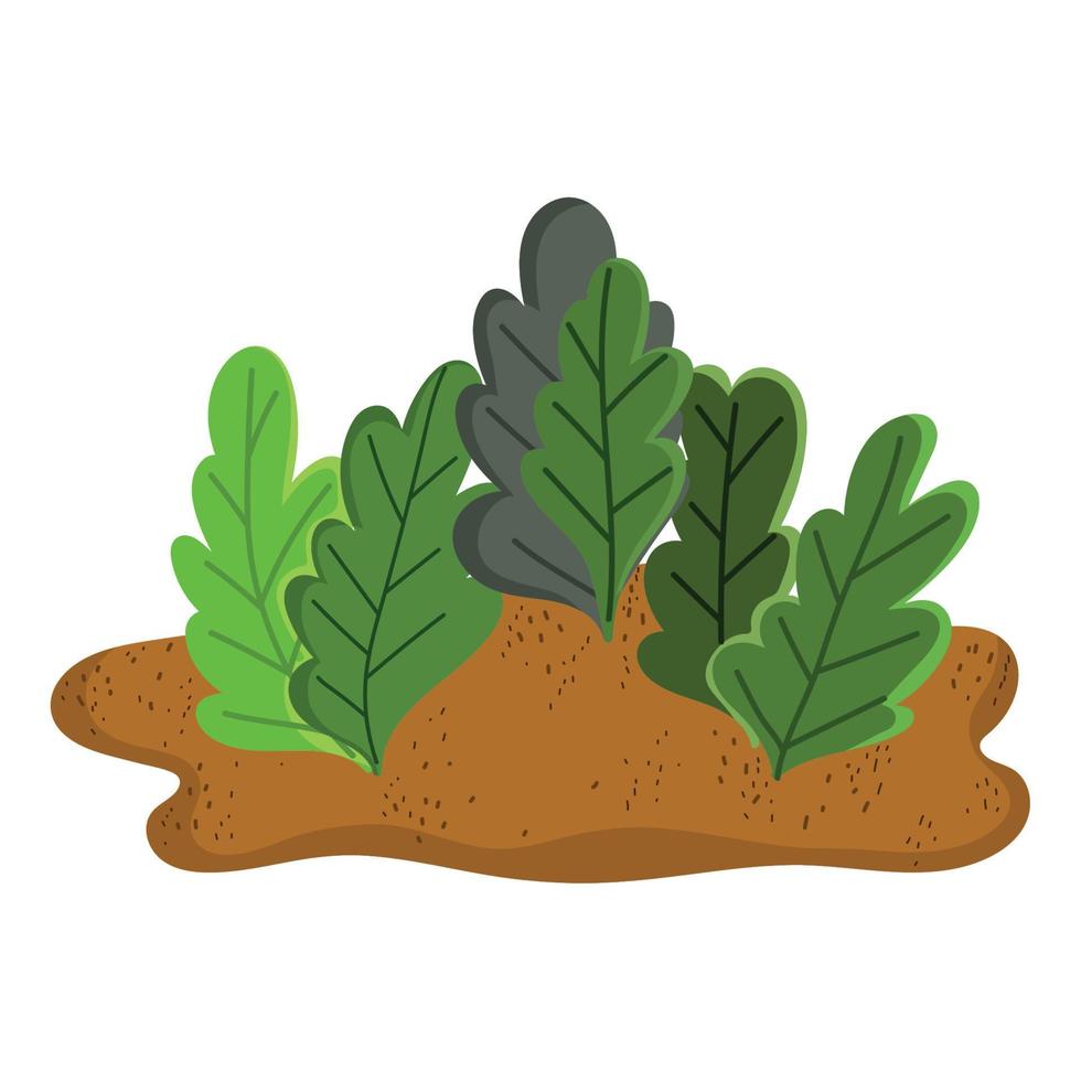 gardening planting vegetable vector