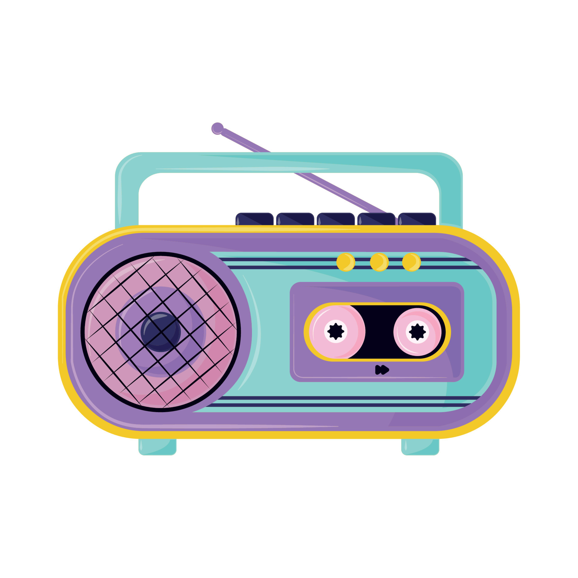 radio-cassette-90s-modern-12020874-vector-art-at-vecteezy