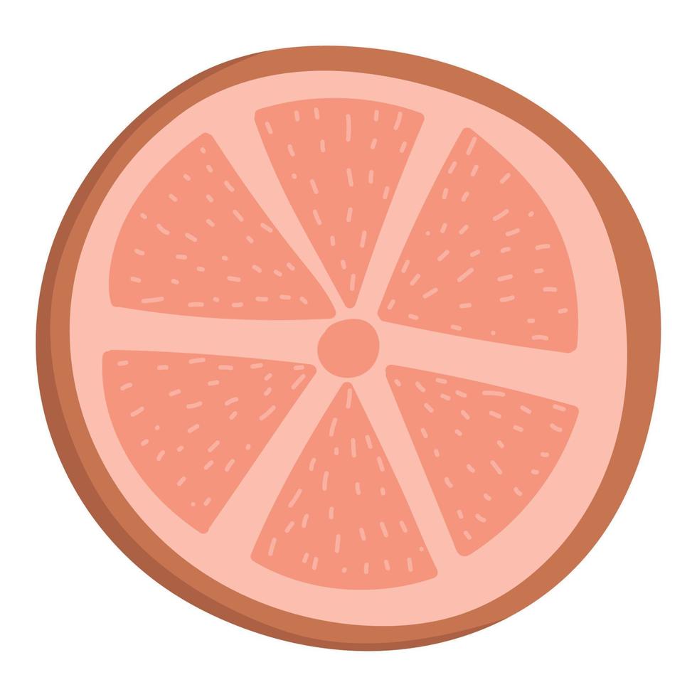 slice orange icon vector