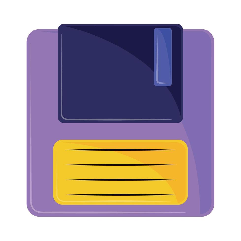 floppy disk 90s modern vector