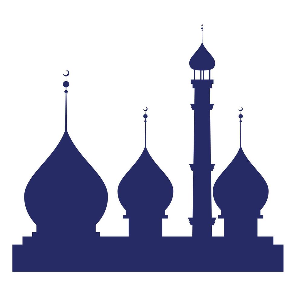 muslim religion mosque temple vector