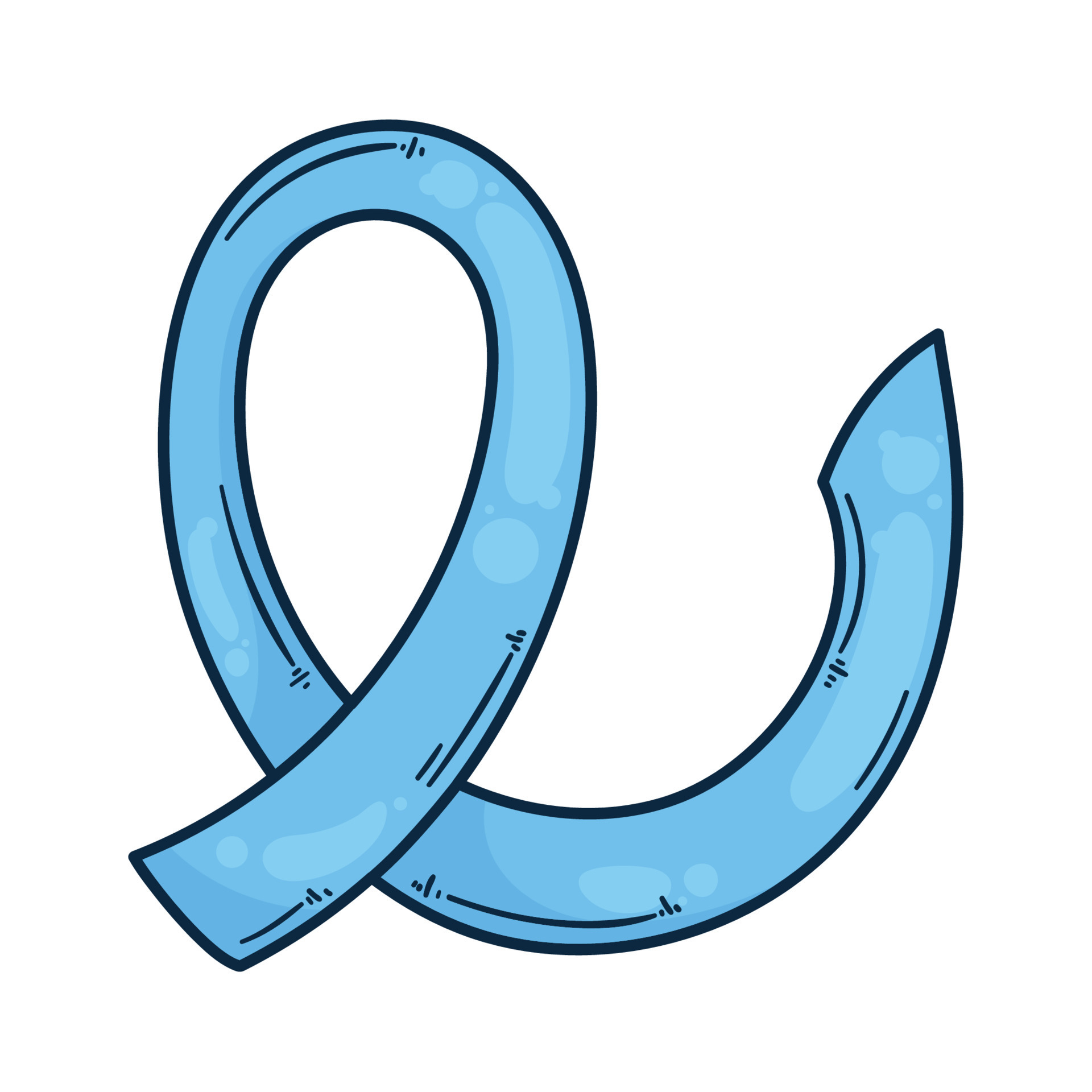 blue ribbon campaign 12021203 Vector Art at Vecteezy