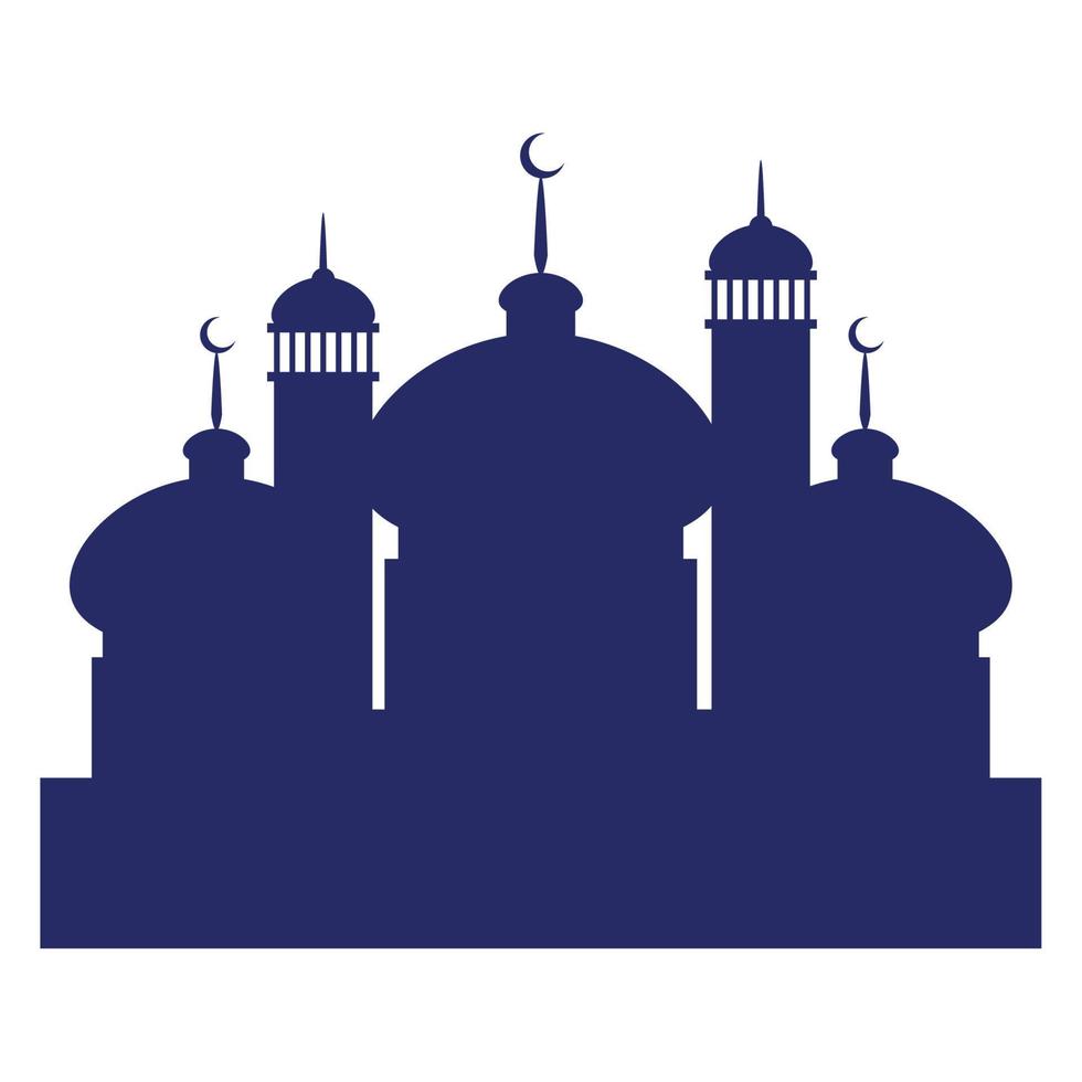 muslim mosque temple vector