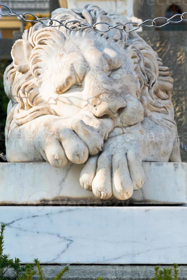 sleeping medici lion near Vorontsov Palace photo