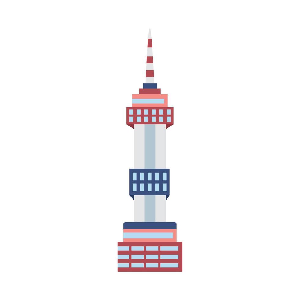 n tower korean landmark vector