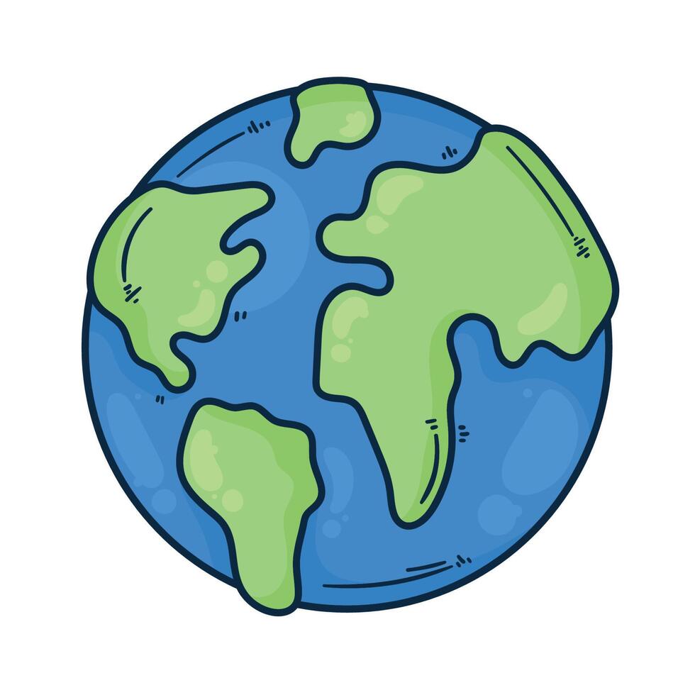 world planet earth vector