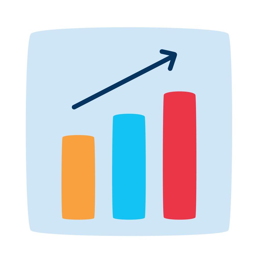 statistics bars infographic vector