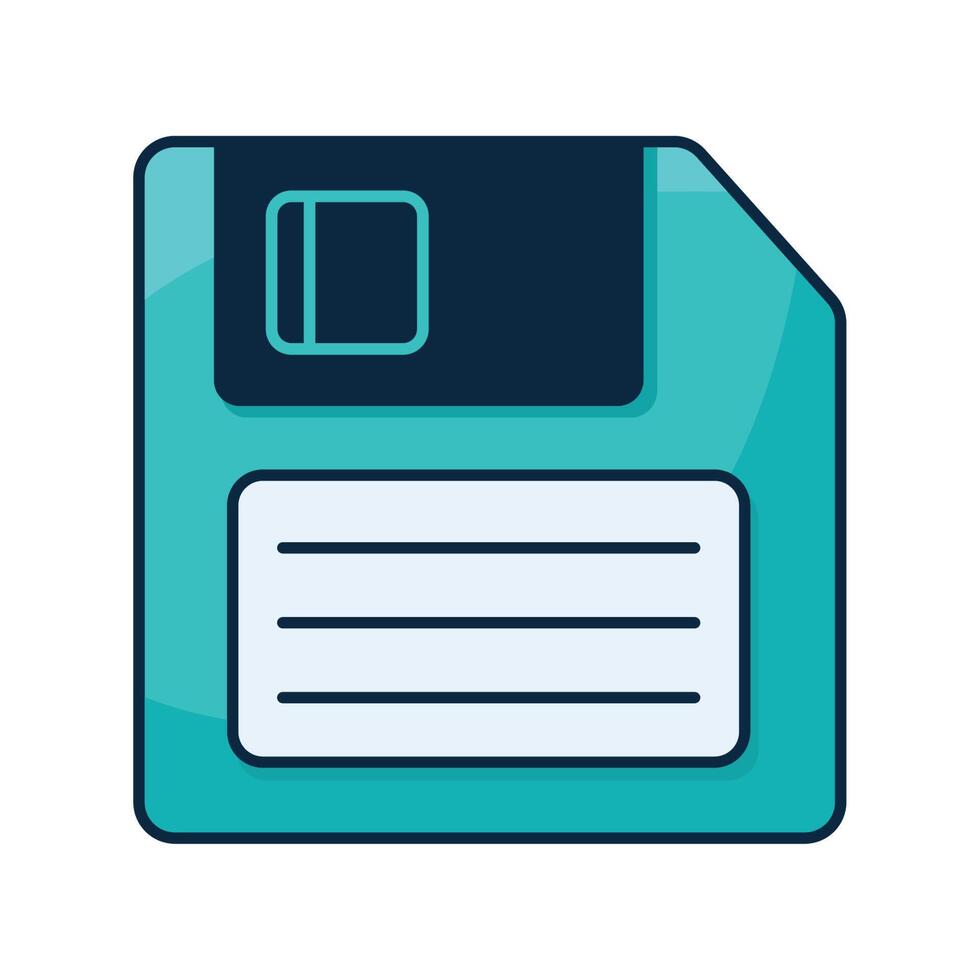 floppy disk nineties style vector