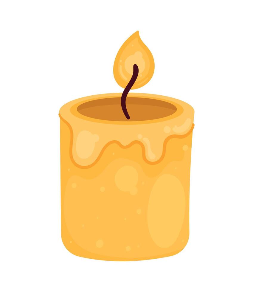 yellow candle wax 12021608 Vector Art at Vecteezy