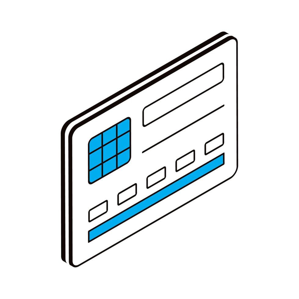 credit card bank vector