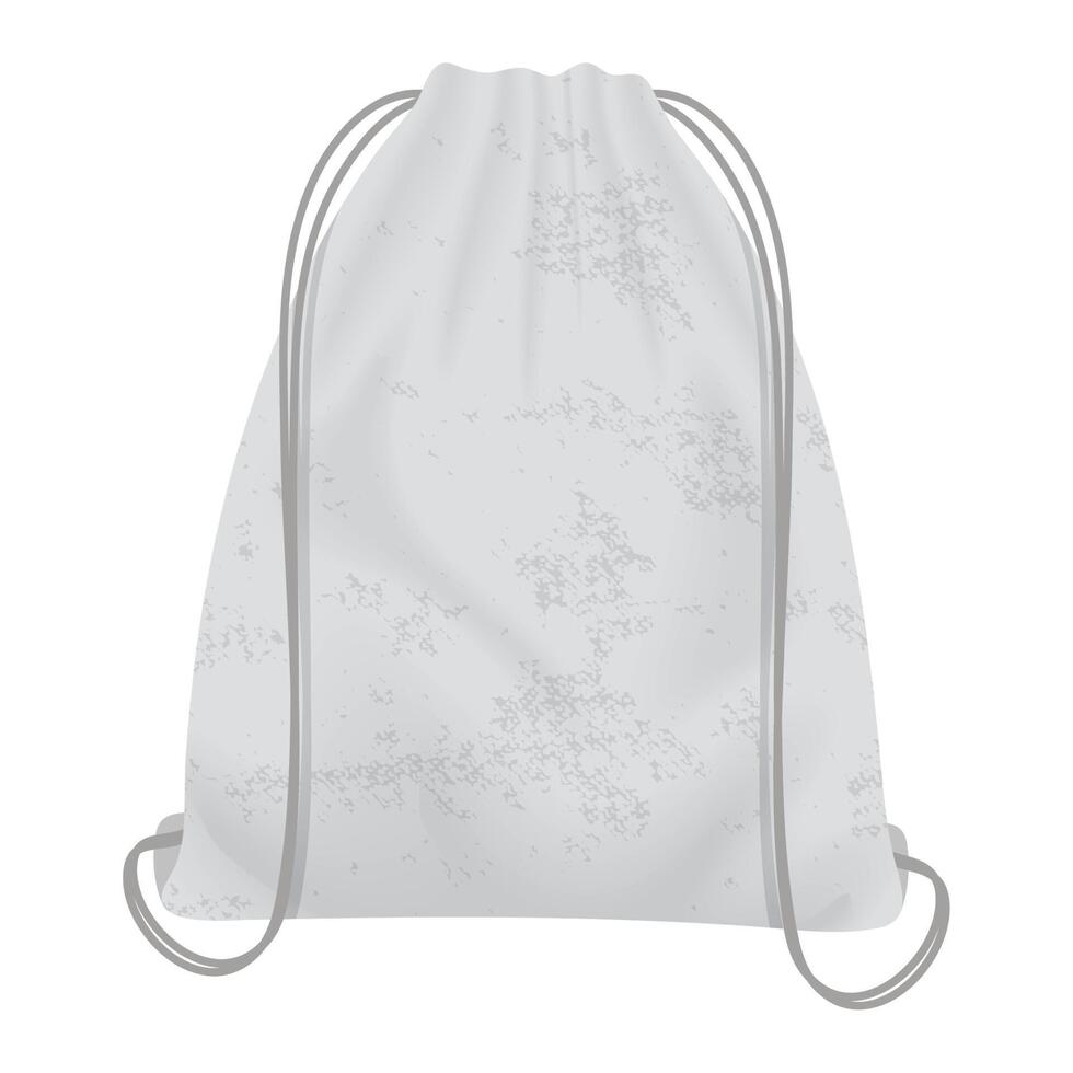 white backpack mockup vector