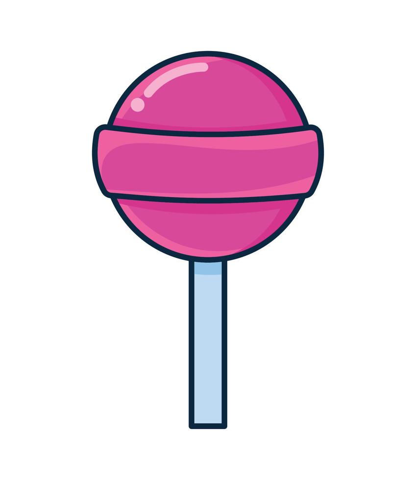sweet lollipop nineties style vector