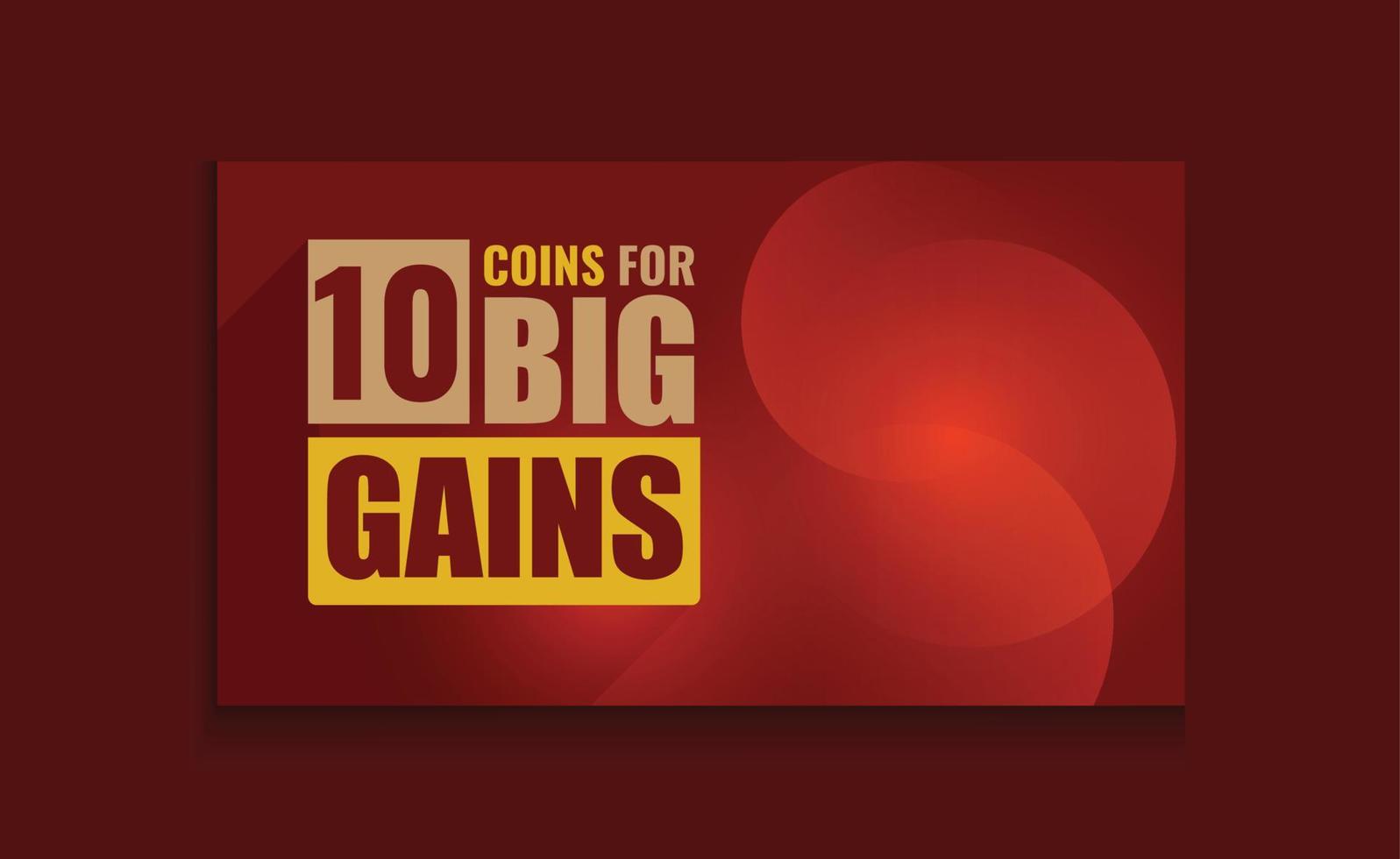 Online business thumbnail design, Crypto  Investment video thumbnail vector creative template