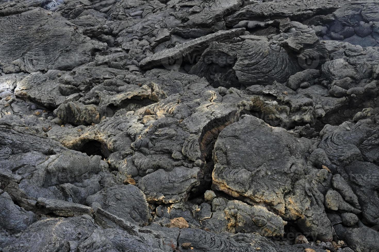 Lava field of Iceland's newest volcano, Geldingadalir photo