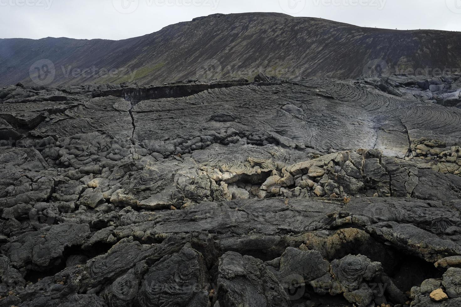 campo de lava del volcán más nuevo de islandia, geldingadalir foto