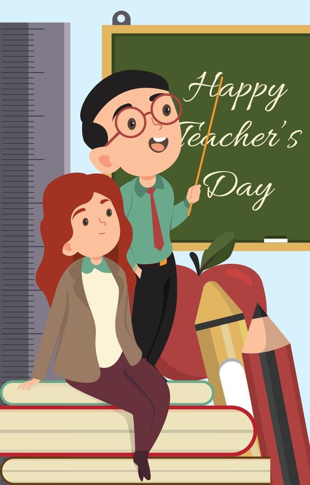 Celebrate Teacher Day vector