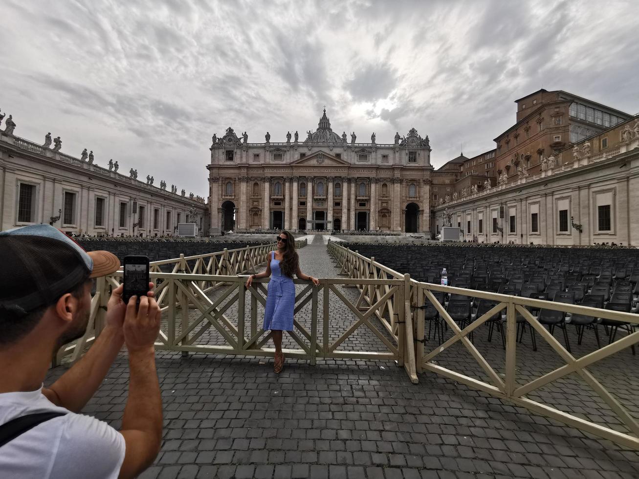 ROME, ITALY - JUNE 16 2019 - Saint Peter Church in Vatican photo