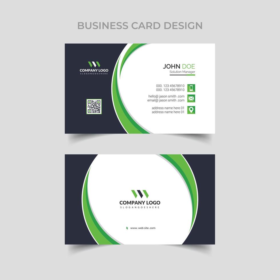 Vector Modern Creative and Clean Business Card design template