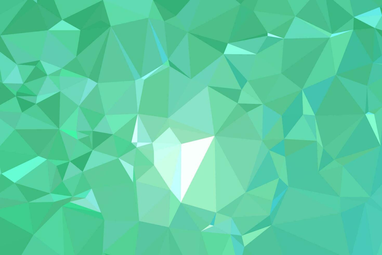 Abstract textured Light Green polygonal background. low poly geometric consisting of triangles of different sizes and colors. use in design cover, presentation, business card or website. vector