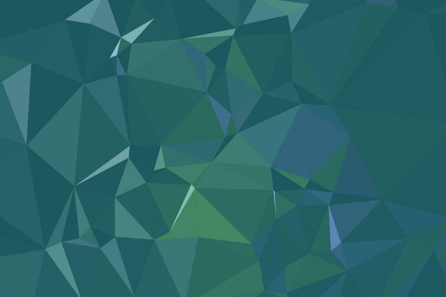 Abstract textured Dark Green polygonal background. low poly geometric consisting of triangles of different sizes and colors. use in design cover, presentation, business card or website. vector