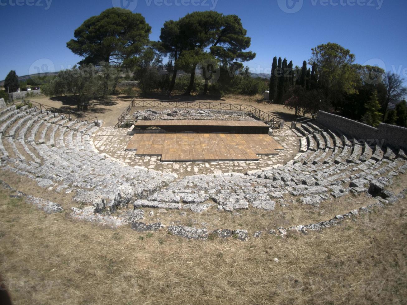 palazzolo acreide latomie piedra teatro foto