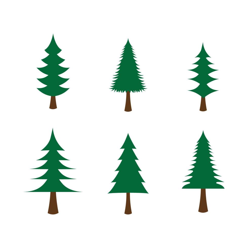 árbol de navidad icono vector