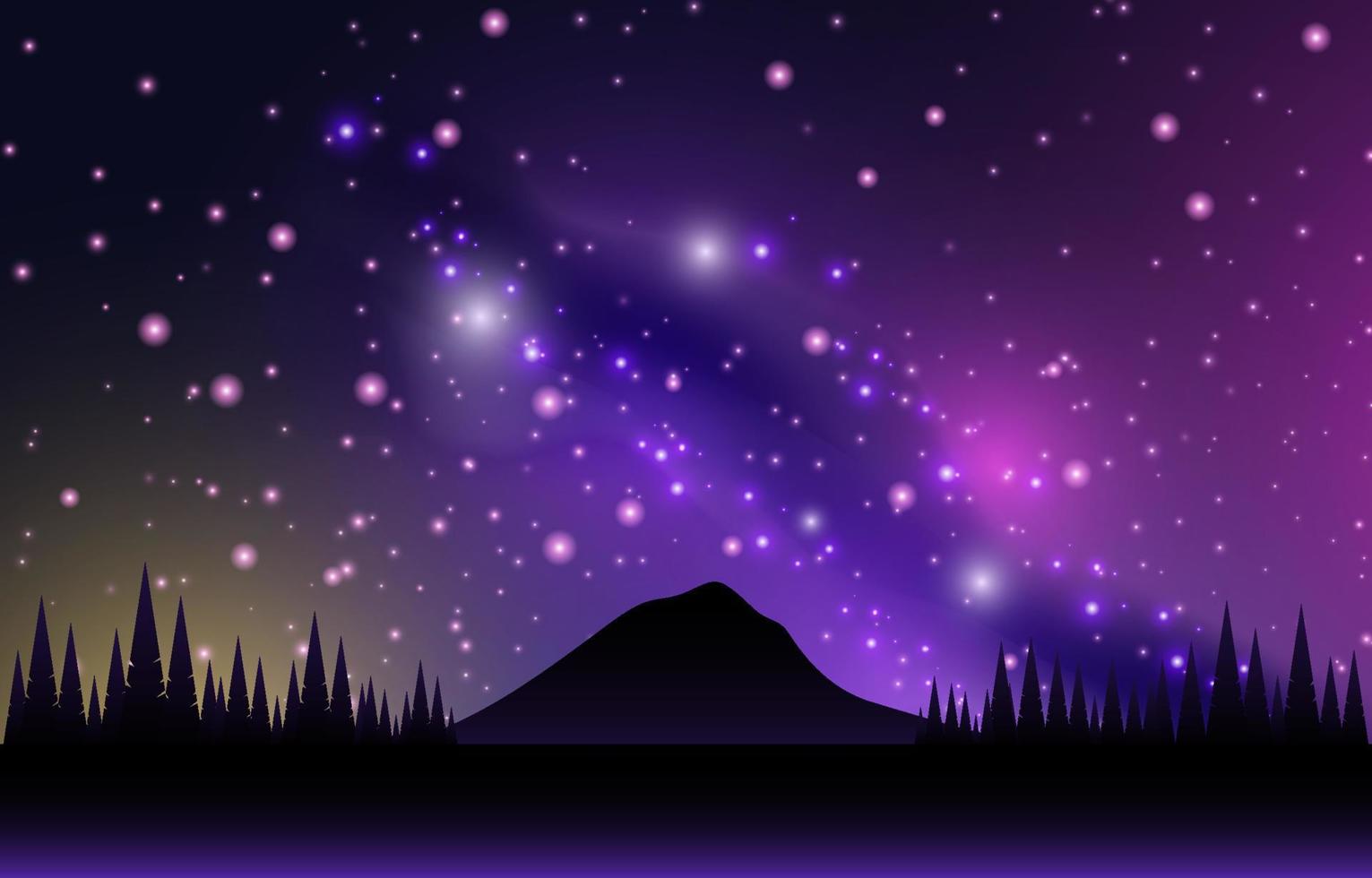 Colorful Milkyway Background vector