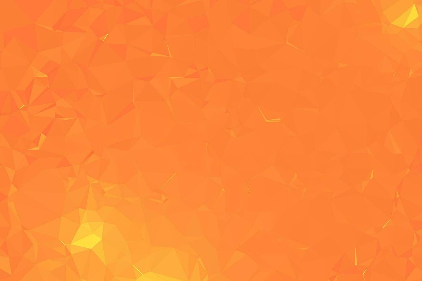 Vector Orange Polygon Abstract modern Polygonal Geometric Triangle Background.