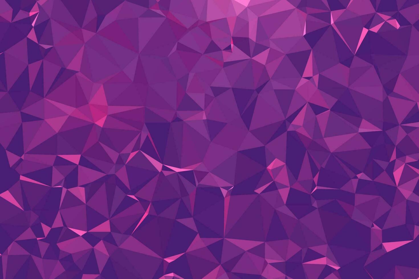 molécula de fondo poligonal geométrico púrpura abstracto y comunicación. concepto de ciencia, química, biología, medicina, tecnología. vector