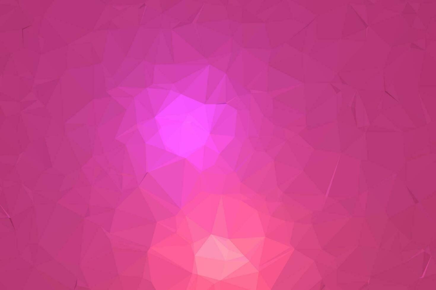 molécula de fondo poligonal geométrico rosa abstracto y comunicación. concepto de ciencia, química, biología, medicina, tecnología. vector
