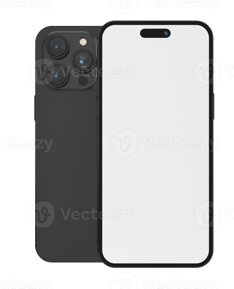 Realistic Smartphone display, device screen Template for infographics