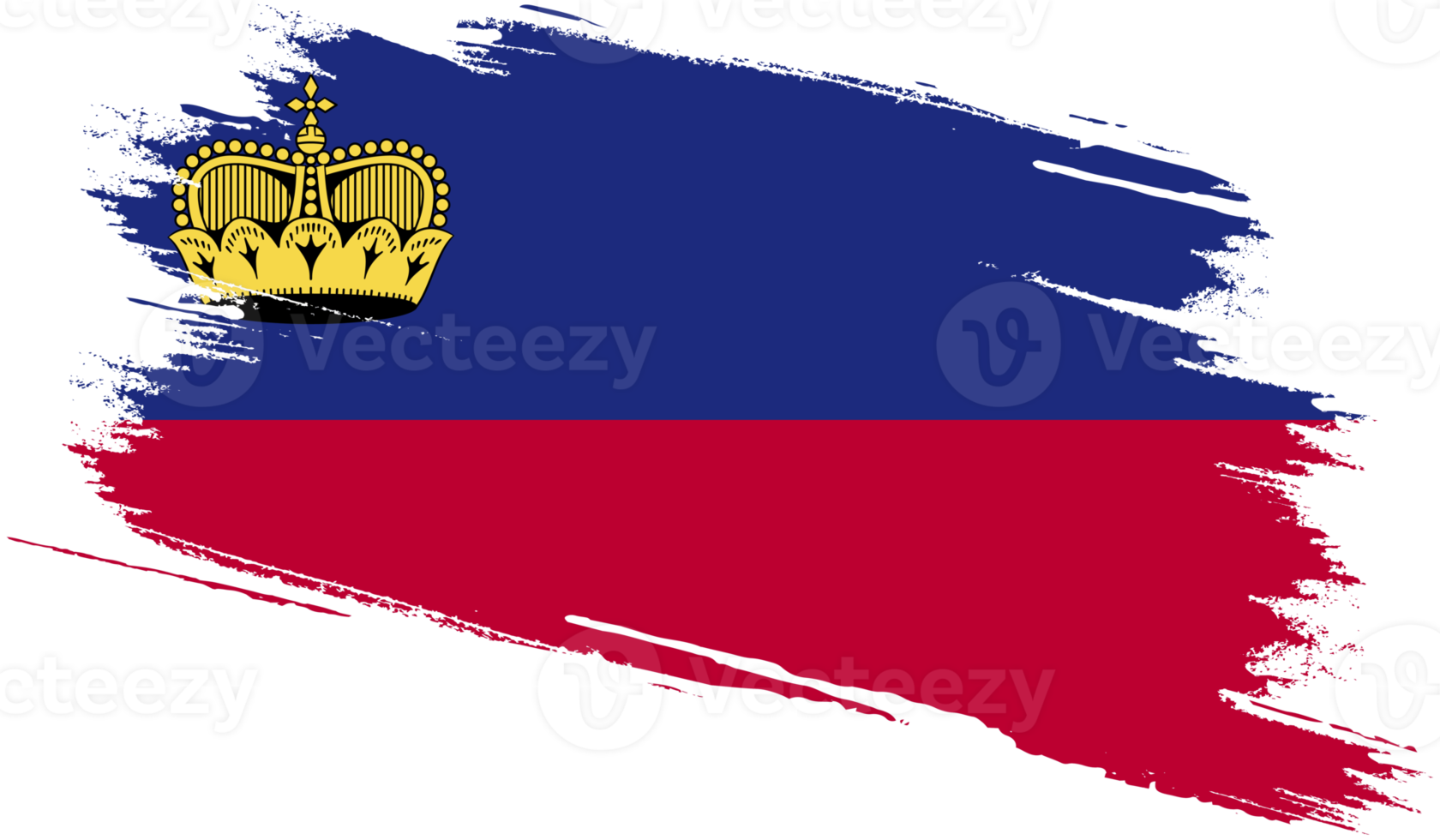 bandeira de liechtenstein com textura grunge png