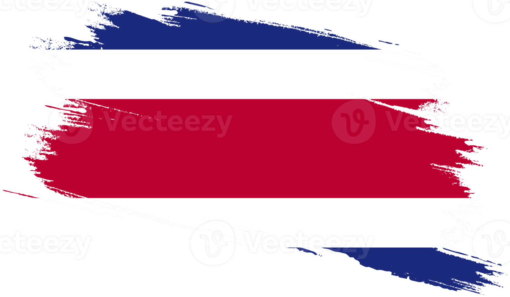 bandeira da costa rica com textura grunge png