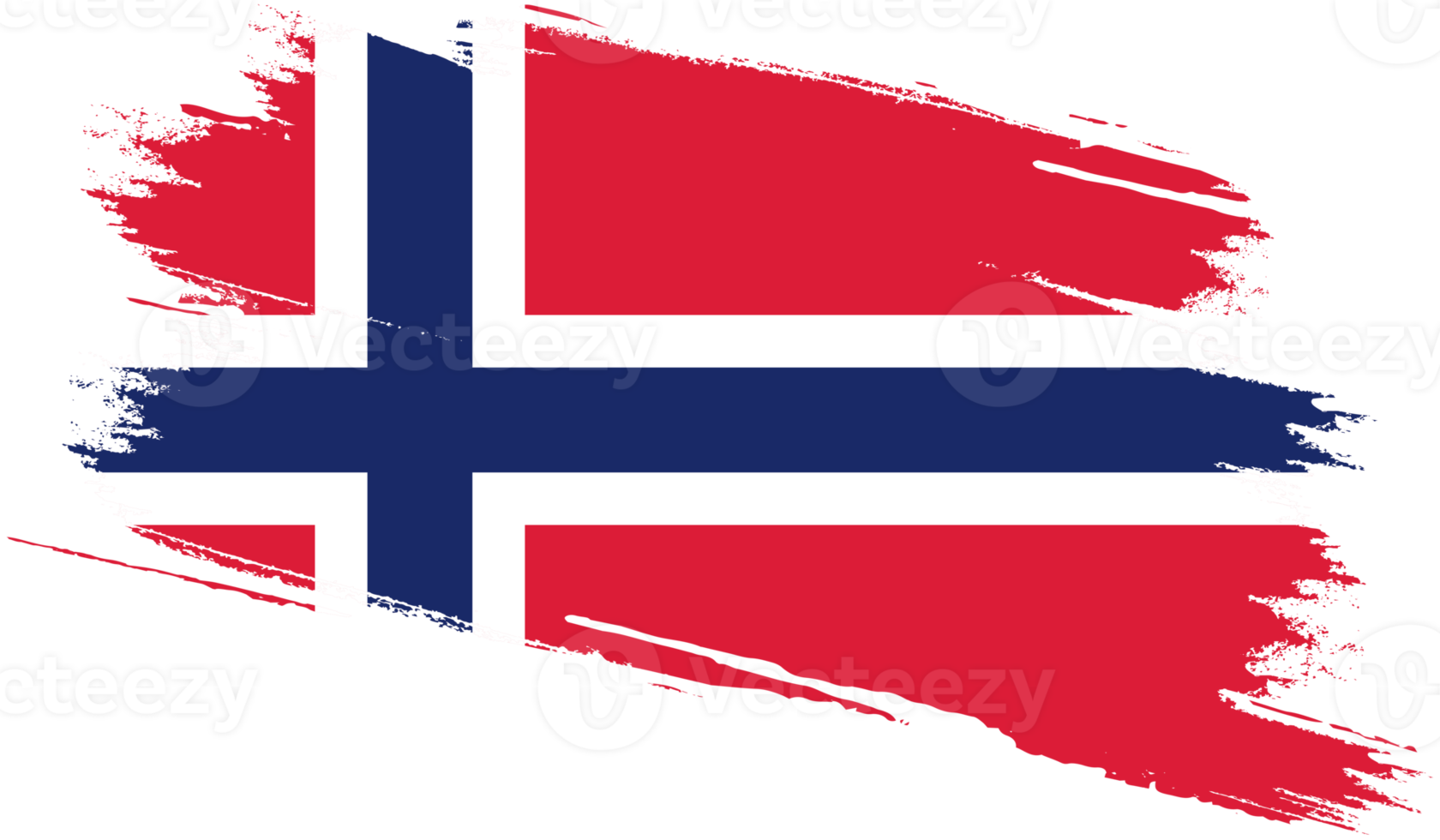 Norway flag with grunge texture png