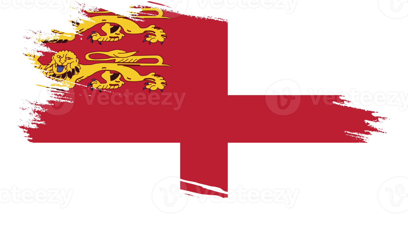 Sark flag with grunge texture png