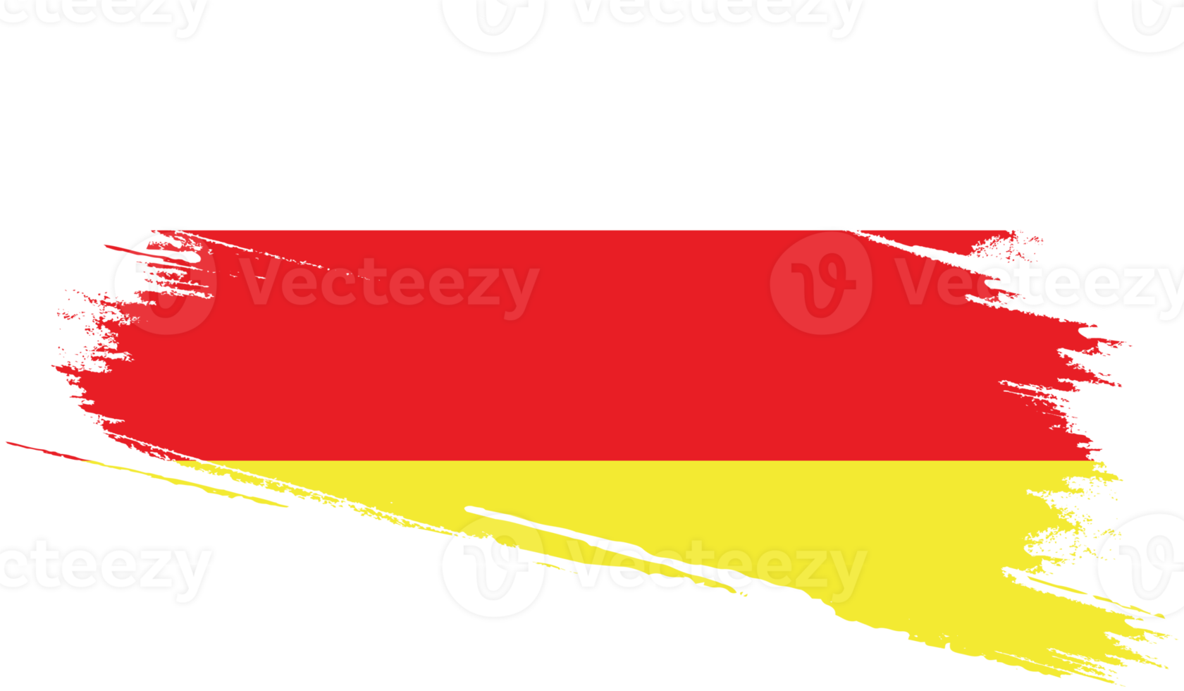 south ossetia flag with grunge texture png