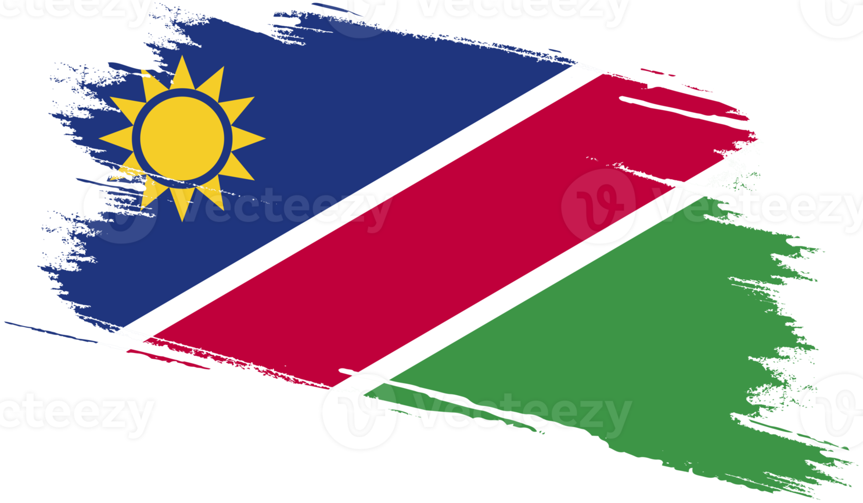 bandiera della Namibia con texture grunge png