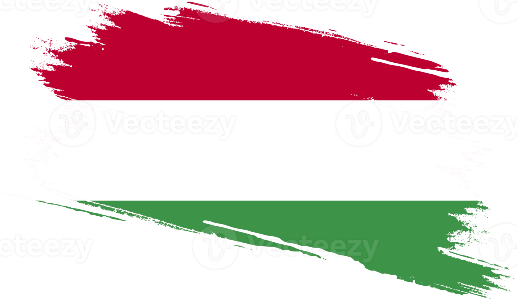 Hungary flag with grunge texture png