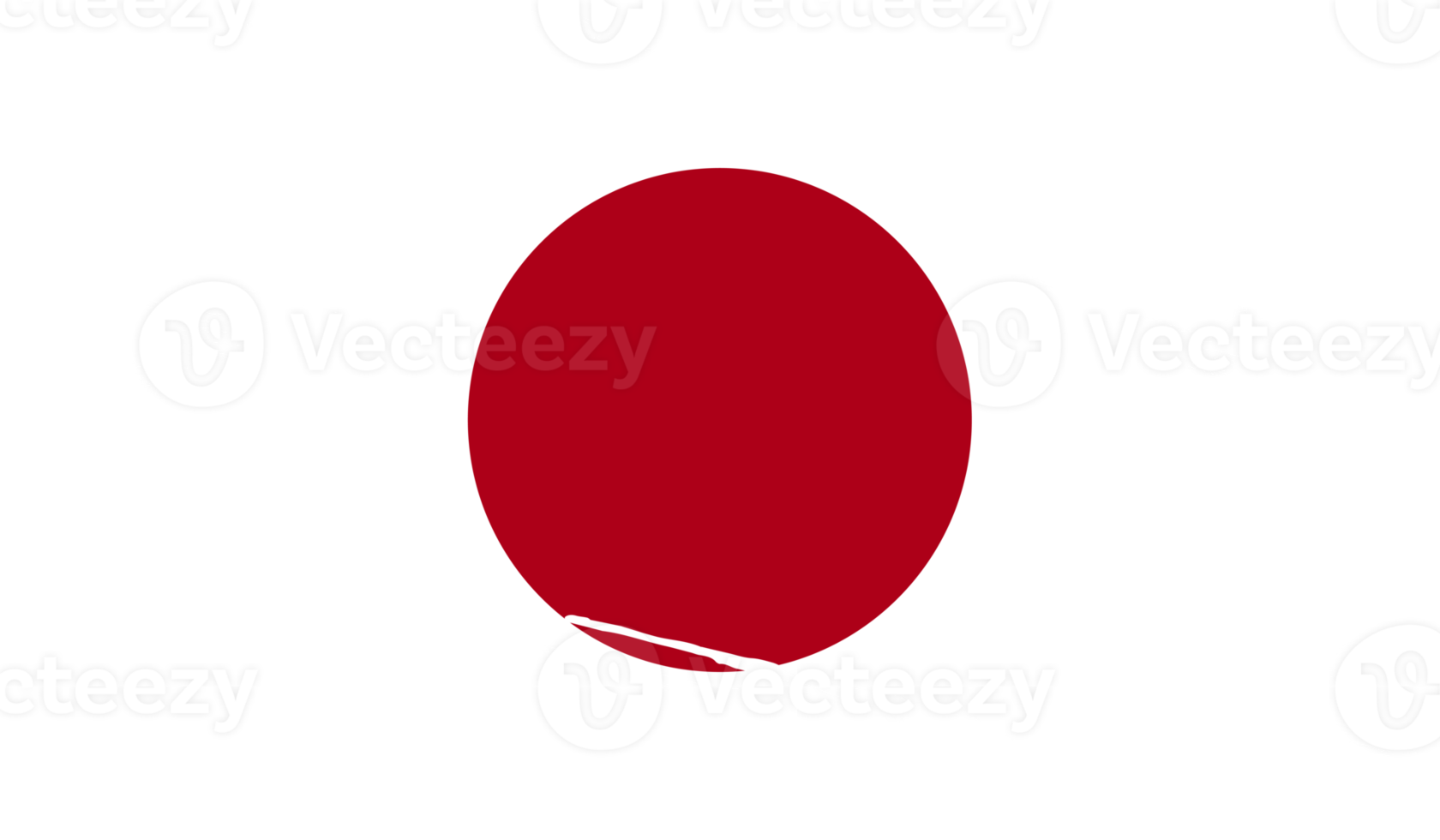 Japan flag with grunge texture png