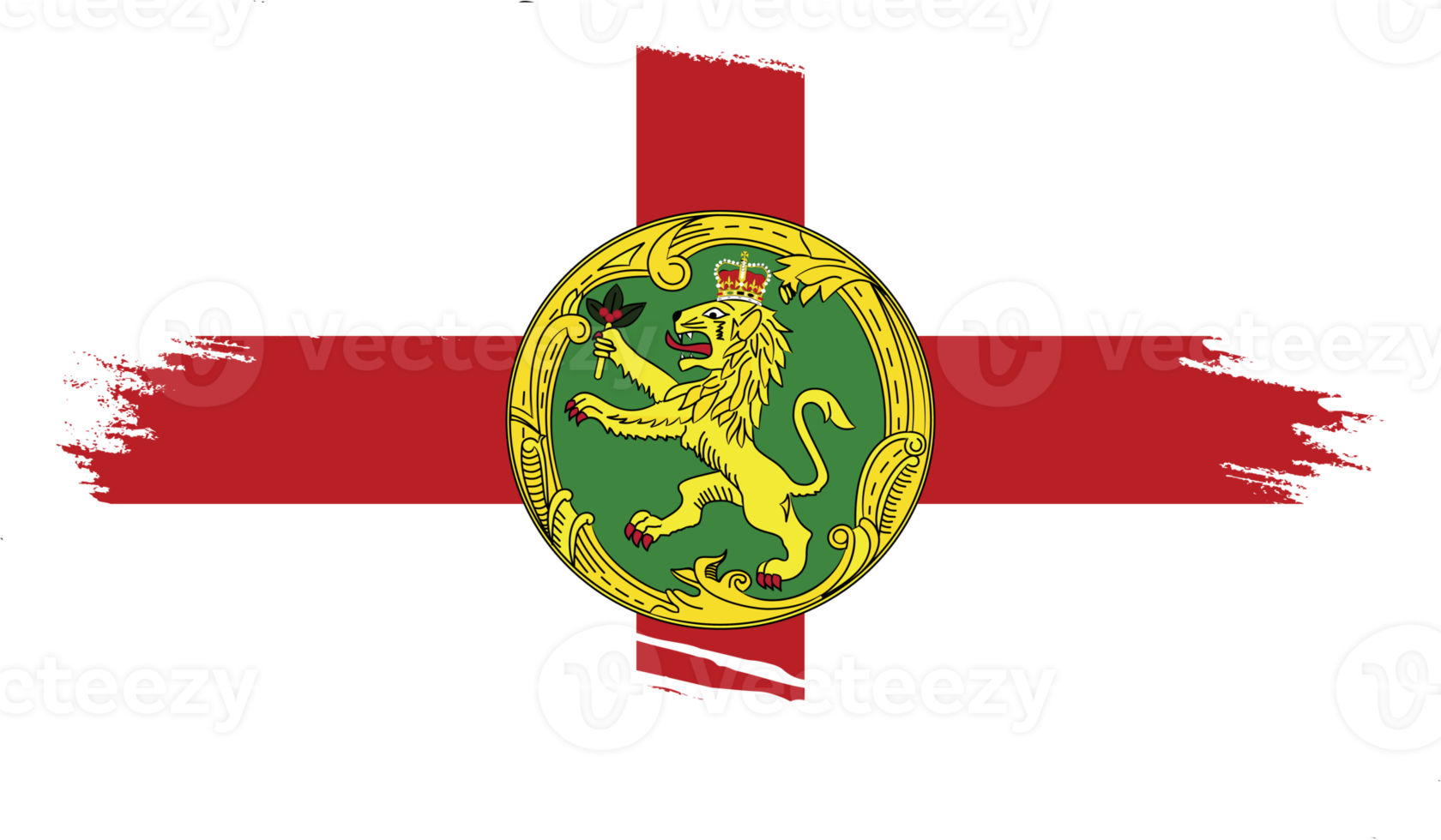 Alderney flag with grunge texture png