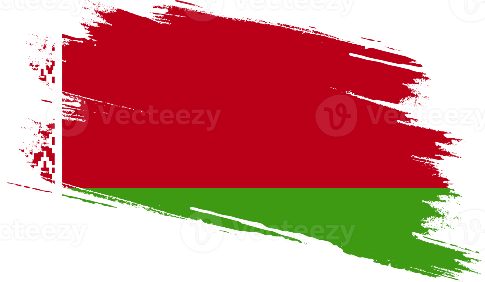 Belarus flag with grunge texture png