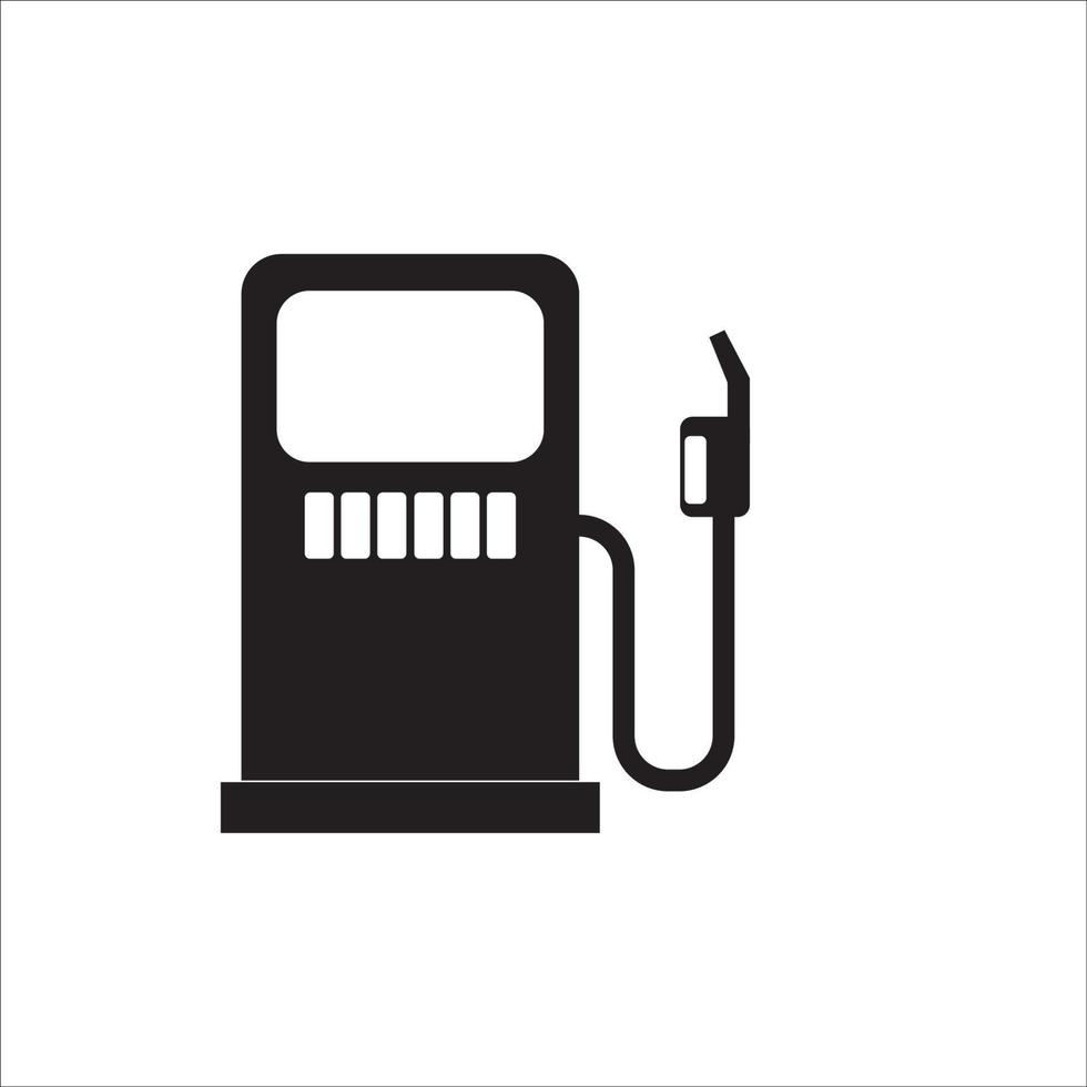 icono de diseño vectorial del logotipo de la gasolinera, este vector se puede utilizar para materiales básicos para hacer logotipos y otros