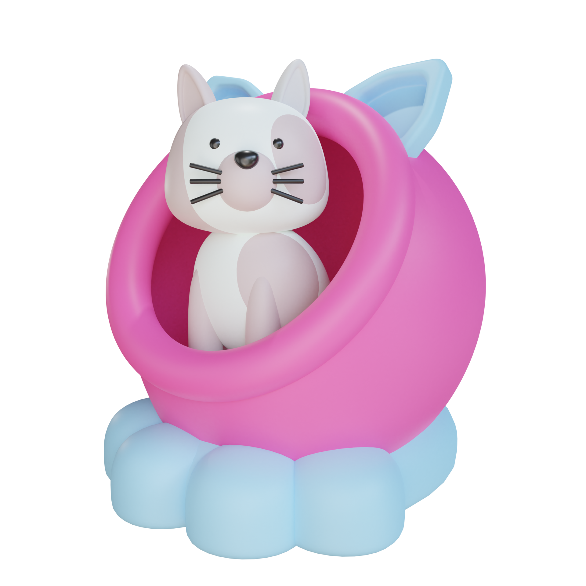 3D Cute Cat House 12025756 PNG 3d-cute-cat-house-12025756-png
