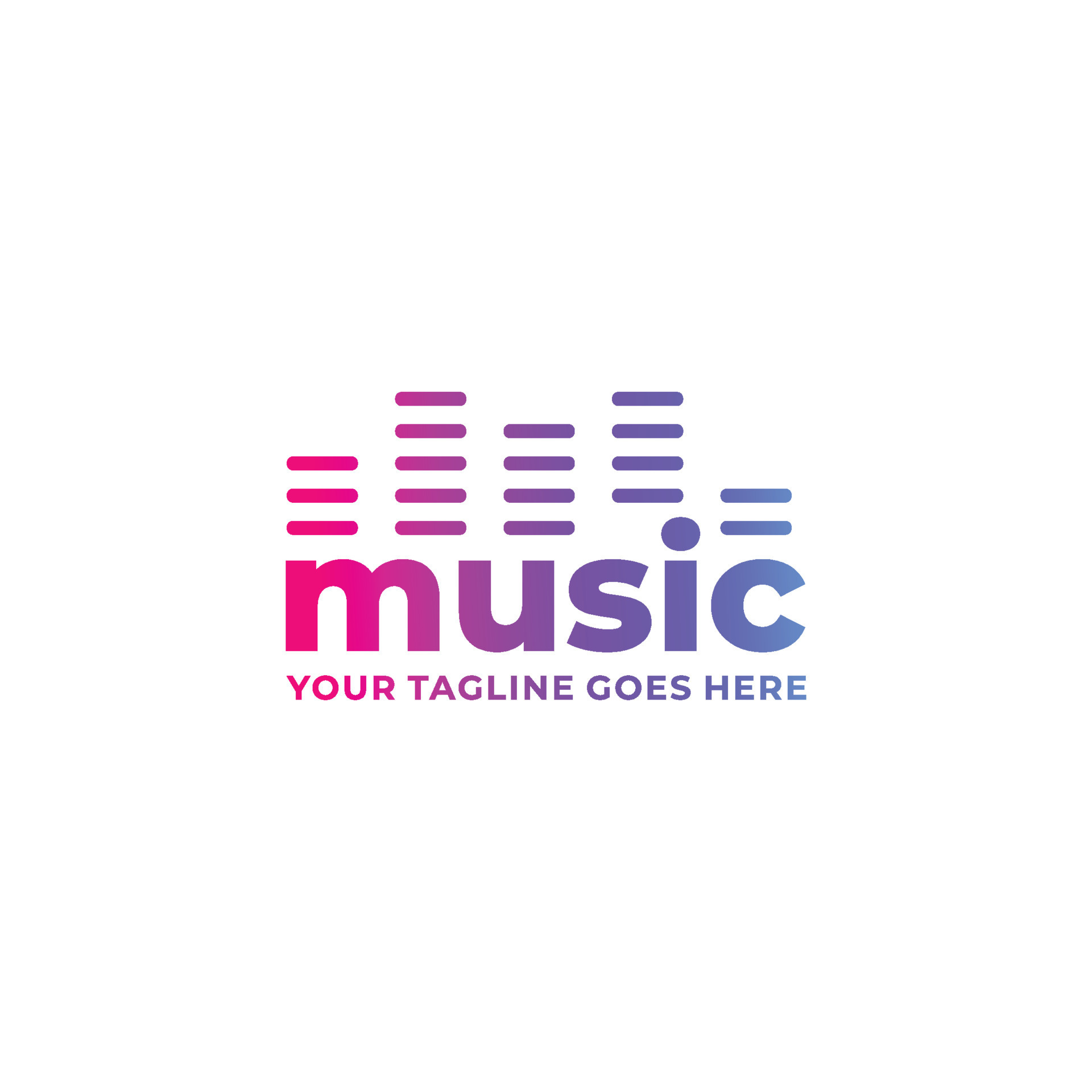 Music wave logo vector. Audio wave logo 12026212 Vector Art at Vecteezy